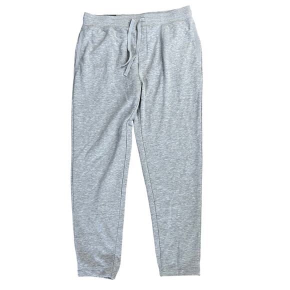 32 Degrees Heat Mens Gray Terry Jogger Sweatpants Size Large Lounge Casual NEW - Picture 1 of 6